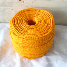 Orange 3/4 strands Polyproplyene rope